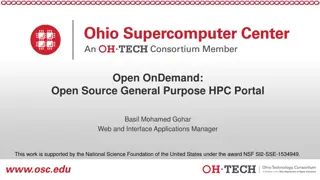 Open OnDemand: General Purpose HPC Portal Overview