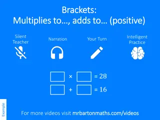 Understanding Brackets in Math: Practice Problems and Solutions