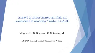 Impact of Environmental Risk on Livestock Commodity Trade in SACU
