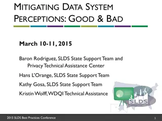 Strategies for Effective Data System Perception Management