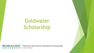 Goldwater Scholarship Application Process and Tips