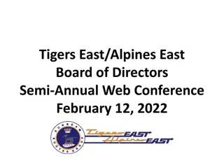 Alpines East Board of Directors Semi-Annual Web Conference - February 2022