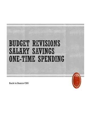 Understanding Budget Revisions and Salary Savings