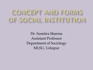 Understanding the Significance of Social Institutions in Society