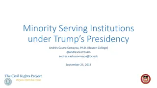 Understanding Minority Serving Institutions in Higher Education