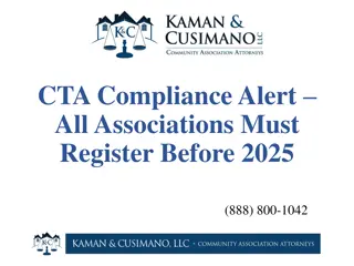 CTA Compliance Alert: All Associations Must Register Before 2025