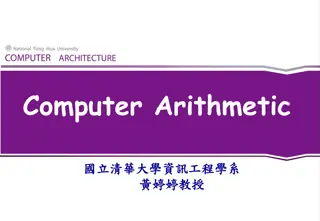 Computer Arithmetic and ALU Design