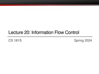 Understanding Information Flow Control Mechanisms in Computer Science