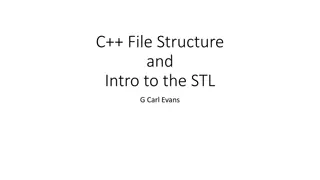 Understanding C++ File Structure and Introduction to STL