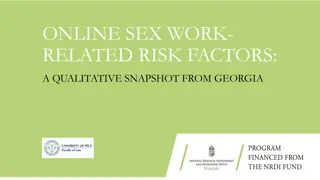 Understanding Online Sex Work Risks in Georgia