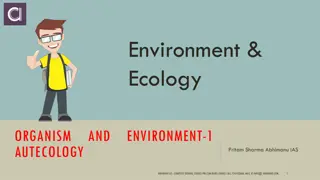 Understanding Organismic Ecology: Interactions and Adaptations