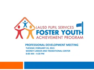 Professional Development Meeting Highlights at Widney Career Center