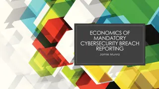 Economics of Mandatory Cybersecurity Breach Reporting