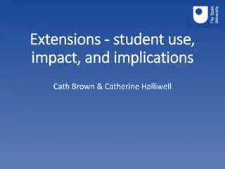 Exploring Student Use of Extensions and Implications for Academic Success
