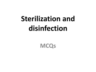 Sterilization and Disinfection MCQs