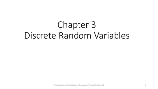 Understanding Discrete Random Variables in Probability for Computing
