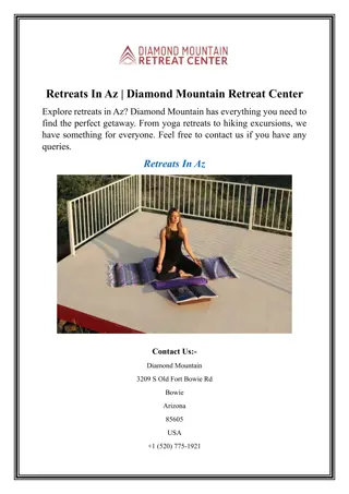 Retreats In Az | Diamond Mountain Retreat Center