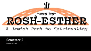Exploring the Names of God in Exodus: Ehyeh Asher Ehyeh, Adonai and More