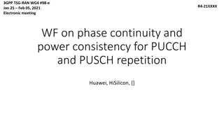 Understanding Phase Continuity and Power Consistency in Cellular Networks