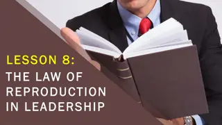 Law of Reproduction in Leadership - Inspiring Lessons on Developing Leaders