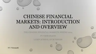 Chinese Financial Markets: Overview and Development History
