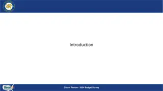 City of Renton 2024 Budget Survey: Objectives, Methodology, and Results