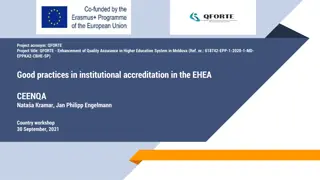 Enhancing Quality Assurance in Moldovan Higher Education System