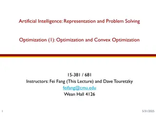 Problem Solving and Optimization in Artificial Intelligence