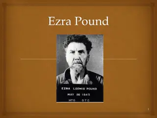 Ezra Pound: American Poet and Modernist Critic