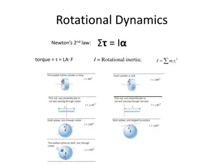 Rotational Dynamics: Calculations and Examples