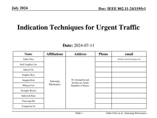 Efficient Techniques for Identifying Urgent Traffic in IEEE 802.11 Networks