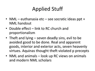 Ethics in Applied Natural Law: Issues and Application