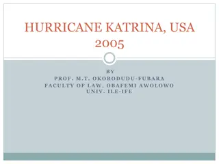 Hurricane Katrina Devastation and Environmental Awareness Lecture