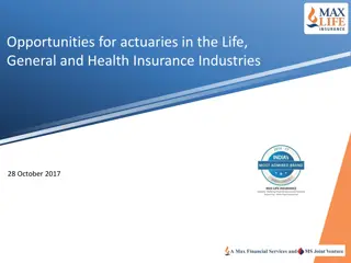 Actuarial Career Opportunities in Insurance Industries