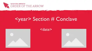 Arrowman Section Conclave: Fun, Fellowship, and Activities