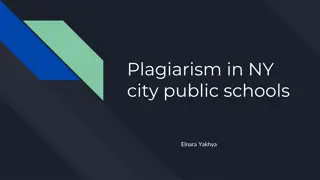 Understanding Plagiarism in New York City Public Schools