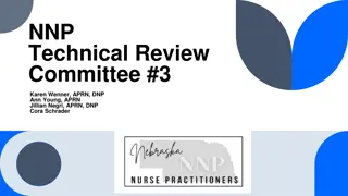 NNP Technical Review Committee 3 - Goals, Agenda, and Radiation Dosage Comparison