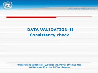 Evaluation and Analysis of Census Data at United Nations Workshop