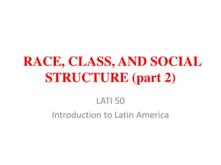 Latin America: Race, Class, Social Structure Exam Details & Study Guide