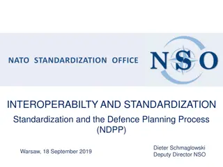 NDPP: Standardization and Defence Planning Process Overview