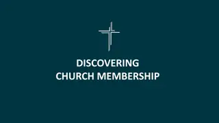 Understanding Church Membership Principles and Practices