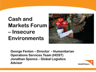 Implementing Cash and Voucher Programs in Conflict-Affected Areas