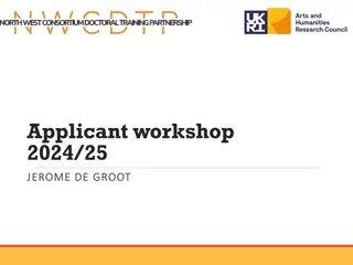 Funding Opportunities and Support for Doctoral Training in North-West UK