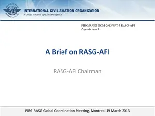 RASG-AFI Achievements and Priorities for Aviation Safety Enhancement