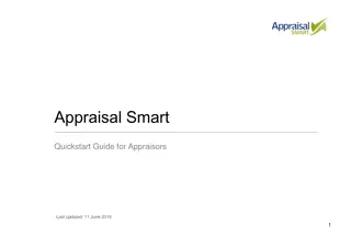 Smart Appraisal Process: A Quickstart Guide for Appraisors