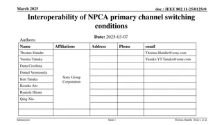 Enhancing IEEE 802.11-25/0125r0 Interoperability for NPCA Primary Channel Switching Conditions