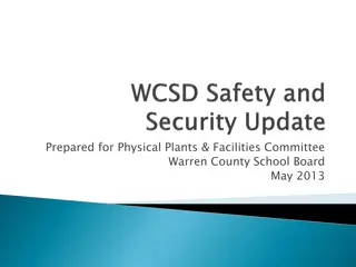 Safety Preparedness Measures for Warren County School Board Facilities
