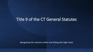 Navigating CT General Statutes Online: Understanding Election Laws