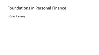 Foundations in Personal Finance with Dave Ramsey: Managing Money and Budgeting Tips