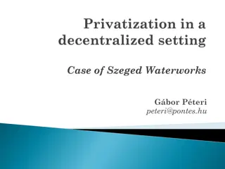 Water Utility Management and Development in Szeged - Case Study Analysis